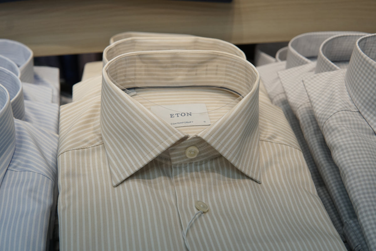 Eton Striped Signature Twill Shirt