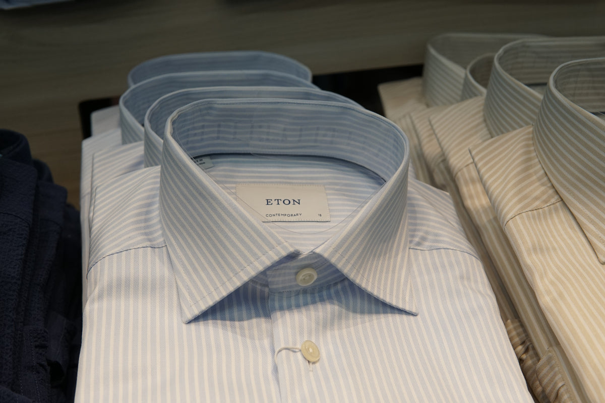 Eton Striped Signature Twill Shirt